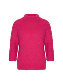 Handgebreide alpaca trui daisy
