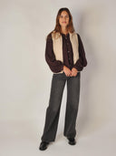 Zacht alpaca gilet met rits chaleco elisa