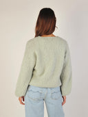 Gebreid wollen vest la linda