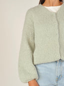 Gebreid wollen vest la linda