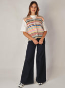 Handgebreid alpaca gilet anabel