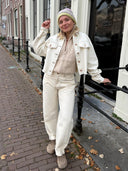 Zacht alpaca gilet met rits chaleco elisa