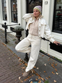 Zacht alpaca gilet met rits chaleco elisa