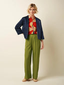 Blauwe jacket noor