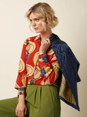 Blauwe jacket noor