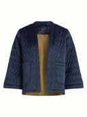 Blauwe jacket noor