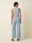 blauw gestreepte jeans beatriz