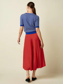 Blauwe top agnes