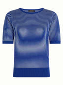 Blauwe top agnes