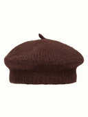 Bruine beret posh