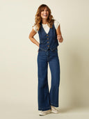 Denim gilet playa denim