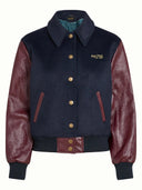 Donker blauwe baseball jacket billie