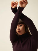 Gestreepte rollneck top sere