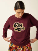 Sweater met opdruk febe