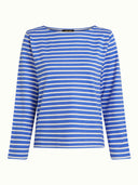 Blauw gestreept shirt britney stripe