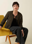 Donker groene quilted jacket jiggy