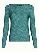 Groene lace longsleeve ria