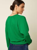 Groene sweater febe peachy