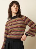 Multi gekleurde turtle top maya