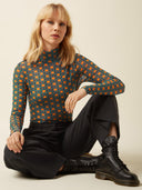 multi gekleurde top duper mesh