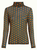 multi gekleurde top duper mesh