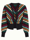 Multi gekleurd vest valentina