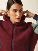 Rode teddy jacket fay
