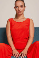 Rode jumpsuit frida jumpsuit sista