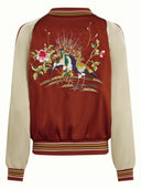 Reversible bomber jacket pavonini