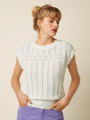 Off-white ajour top liora
