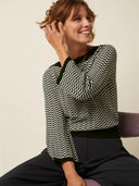 Zwart wit gestreepte top Audrey