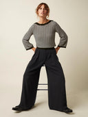 Zwart wit gestreepte top Audrey