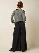 Zwart wit gestreepte top Audrey