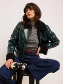 Gestreepte rollneck top sere