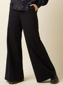 Zwarte wide-leg pantalon chloe pants