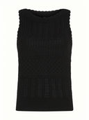 Zwarte ajour top nicky