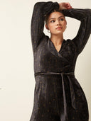 Zwarte jumpsuit zita nieve