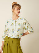 Creme viscose blouse cybil colada