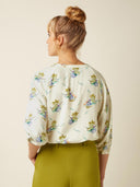 Creme viscose blouse cybil colada
