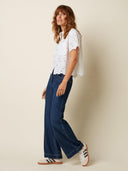 Witte broderie blouse evelina brava