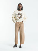 Beige balloon jeans leila