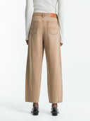 Beige balloon jeans leila