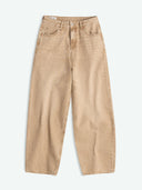 Beige balloon jeans leila