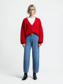 Blauwe balloon jeans leila ceky blue worn