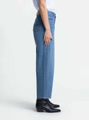 Blauwe balloon jeans leila ceky blue worn