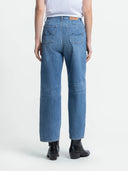 Blauwe balloon jeans leila ceky blue worn