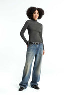 Blauwe baggy jeans joan lengte 32