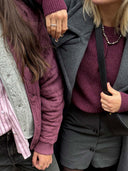 Bordeauxrode jacket damba