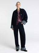 Bordeauxrode jacket damba