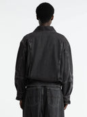 Donkergrijze jacket deon